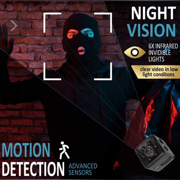 Mini Spy Camera 1080P Hidden Camera,Portable Small HD Nanny Cam with Night Visio - Picture 4 of 7